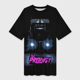 Платье-футболка 3D с принтом The Prodigy в Новосибирске,  |  | album | music | prodigy | брейк | группа | заставка | музыка | новый альбом | обложка альбома | продиджи