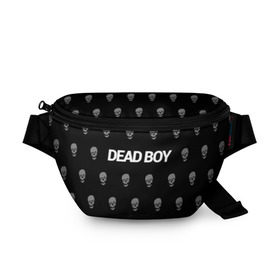 Поясная сумка 3D с принтом Bones Deadboy в Новосибирске, 100% полиэстер | плотная ткань, ремень с регулируемой длиной, внутри несколько карманов для мелочей, основное отделение и карман с обратной стороны сумки застегиваются на молнию | bones | boy | dead | deadboy | elmo | hdmi | hip | hop | kennedy | metal | rap | rapper | scream | sesh | seshollowaterboyz | skull | team | кеннеди | кости | костя | метал | рэп | рэпер | сеш | скрим | сэш | хип | хоп | череп | элмо