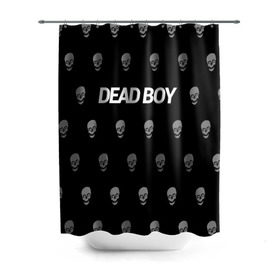Штора 3D для ванной с принтом Bones Deadboy в Новосибирске, 100% полиэстер | плотность материала — 100 г/м2. Стандартный размер — 146 см х 180 см. По верхнему краю — пластиковые люверсы для креплений. В комплекте 10 пластиковых колец | Тематика изображения на принте: bones | boy | dead | deadboy | elmo | hdmi | hip | hop | kennedy | metal | rap | rapper | scream | sesh | seshollowaterboyz | skull | team | кеннеди | кости | костя | метал | рэп | рэпер | сеш | скрим | сэш | хип | хоп | череп | элмо