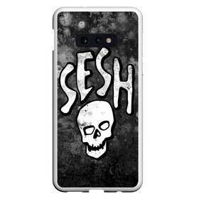 Чехол для Samsung S10E с принтом SESH Team (Bones) в Новосибирске, Силикон | Область печати: задняя сторона чехла, без боковых панелей | Тематика изображения на принте: bones | boy | dead | deadboy | elmo | hdmi | hip | hop | kennedy | metal | rap | rapper | scream | sesh | seshollowaterboyz | skull | team | кеннеди | кости | костя | метал | рэп | рэпер | сеш | скрим | сэш | хип | хоп | череп | элмо