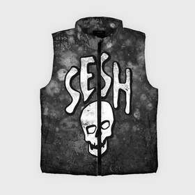 Женский жилет утепленный 3D с принтом SESH Team (Bones) в Новосибирске,  |  | bones | boy | dead | deadboy | elmo | hdmi | hip | hop | kennedy | metal | rap | rapper | scream | sesh | seshollowaterboyz | skull | team | кеннеди | кости | костя | метал | рэп | рэпер | сеш | скрим | сэш | хип | хоп | череп | элмо