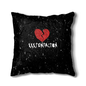 Подушка 3D с принтом XXXTentacion Red Broken Heart в Новосибирске, наволочка – 100% полиэстер, наполнитель – холлофайбер (легкий наполнитель, не вызывает аллергию). | состоит из подушки и наволочки. Наволочка на молнии, легко снимается для стирки | Тематика изображения на принте: broken | dead | heart | king | legend | music | rap | rapper | red | revenge | rip | xtentation | xxtennation | xxx | xxxtentacion | красное | мертв | музыка | память | разбитое | репер | рип | рэп | сердце | тентасьон | умер