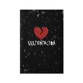 Обложка для паспорта матовая кожа с принтом XXXTentacion Red Broken Heart в Новосибирске, натуральная матовая кожа | размер 19,3 х 13,7 см; прозрачные пластиковые крепления | broken | dead | heart | king | legend | music | rap | rapper | red | revenge | rip | xtentation | xxtennation | xxx | xxxtentacion | красное | мертв | музыка | память | разбитое | репер | рип | рэп | сердце | тентасьон | умер