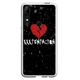 Чехол для Honor P Smart Z с принтом XXXTentacion Red Broken Heart в Новосибирске, Силикон | Область печати: задняя сторона чехла, без боковых панелей | broken | dead | heart | king | legend | music | rap | rapper | red | revenge | rip | xtentation | xxtennation | xxx | xxxtentacion | красное | мертв | музыка | память | разбитое | репер | рип | рэп | сердце | тентасьон | умер