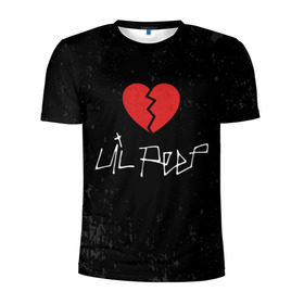 Мужская футболка 3D спортивная с принтом Lil Peep Broken Heart в Новосибирске, 100% полиэстер с улучшенными характеристиками | приталенный силуэт, круглая горловина, широкие плечи, сужается к линии бедра | broken | dead | heart | lil | lil peep | lilpeep | music | peep | pump | rap | rapper | red | rip | густав | красное | лил | лил пип | лилпип | мертв | память | пип | разбитое | рип | рэп | рэпер | сердечко | сердце | умер | эмо