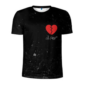 Мужская футболка 3D спортивная с принтом Lil Peep Broken Heart в Новосибирске, 100% полиэстер с улучшенными характеристиками | приталенный силуэт, круглая горловина, широкие плечи, сужается к линии бедра | broken | dead | heart | lil | lil peep | lilpeep | music | peep | pump | rap | rapper | red | rip | густав | красное | лил | лил пип | лилпип | мертв | память | пип | разбитое | рип | рэп | рэпер | сердечко | сердце | умер | эмо
