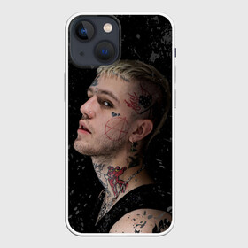 Чехол для iPhone 13 mini с принтом Lil Peep в Новосибирске,  |  | broken | dead | heart | lil | lil peep | lilpeep | music | peep | pump | rap | rapper | red | rip | густав | красное | лил | лил пип | лилпип | мертв | память | пип | разбитое | рип | рэп | рэпер | сердечко | сердце | умер | эмо