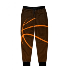 Мужские брюки 3D с принтом Баскетболист в Новосибирске, 100% полиэстер | манжеты по низу, эластичный пояс регулируется шнурком, по бокам два кармана без застежек, внутренняя часть кармана из мелкой сетки | Тематика изображения на принте: баскетбол | баскетболист | мяч баскетбольный