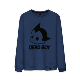 Мужской свитшот хлопок с принтом DEAD BOY   BONES в Новосибирске, 100% хлопок |  | bones | cloudrap | dead | deadboy | logo | music | rap | sesh | боунс | клаудреп | кости | лого | музыка | реп