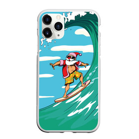 Чехол для iPhone 11 Pro матовый с принтом Cool Santa в Новосибирске, Силикон |  | cool | creative | design | holiday | merry christmas | new year | sea | summer | surfing | wave | волна | дизайн | канары | креатив | круто | лето | море | новый год | рождество | сёрфинг
