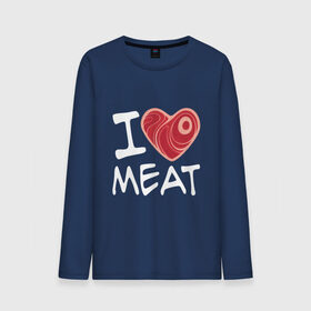 Мужской лонгслив хлопок с принтом Я люблю мясо в Новосибирске, 100% хлопок |  | cook | heart | love | meat | бекон | блюдо | еда | кок | кухня | люблю | мясо | пища | повар | ресторан | свинина | свинья | сердце | шашлык