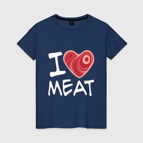 Женская футболка хлопок с принтом Я люблю мясо в Новосибирске, 100% хлопок | прямой крой, круглый вырез горловины, длина до линии бедер, слегка спущенное плечо | cook | heart | love | meat | бекон | блюдо | еда | кок | кухня | люблю | мясо | пища | повар | ресторан | свинина | свинья | сердце | шашлык
