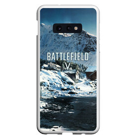 Чехол для Samsung S10E с принтом BATTLEFIELD в Новосибирске, Силикон | Область печати: задняя сторона чехла, без боковых панелей | action | battlefield | battlefield 5 | battlefield v | dice | electronic arts | game | war | world war | война | вторая мировая | игры | солдат | солдаты | шутер