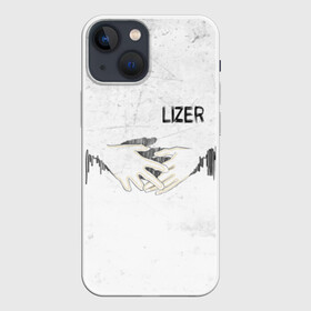 Чехол для iPhone 13 mini с принтом Lizer   Не Отдам в Новосибирске,  |  | damn | false | frozen | garden | lizer | logo | loverap | mirror | music | mysoul | raper | russian | soul | symbol | лизер | лого | логотип | музыка | пачка | русский | рэп | рэпер | рэппер | сердце | символ | хипхоп