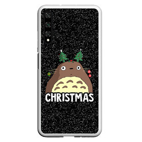 Чехол для Honor 20 с принтом Totoro Christmas в Новосибирске, Силикон | Область печати: задняя сторона чехла, без боковых панелей | anime | christmas | moon | myneighbortotoro | night | totoro | xmas | аниме | канта | кодомо | котобус | кусакабэ | мэй | рождество | сусуватари | тацуо | тоторо | хаяомиядзаки | ясуко