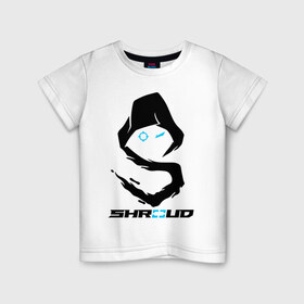 Детская футболка хлопок с принтом  Шрауд  Хлопок в Новосибирске, 100% хлопок | круглый вырез горловины, полуприлегающий силуэт, длина до линии бедер | michael «shroud» grzesiek | pubg | twitch | блогер | стример | шрауд