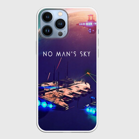 Чехол для iPhone 13 Pro Max с принтом NO MANS SKY в Новосибирске,  |  | Тематика изображения на принте: game | hill | hills | mounatin | mounatins | nms | no mans sky | planet | rock | rocks | sky | snow | space | winter | игры | планеты