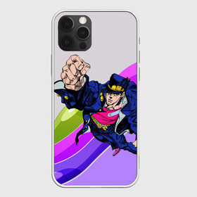 Чехол для iPhone 12 Pro с принтом Jojo Jotaro в Новосибирске, силикон | область печати: задняя сторона чехла, без боковых панелей | adventure | anime | bizzare | jo jo | jojo | logo | manga | аниме | араки | ахегао | джо | джо джо | джоджо | жижа | жожа | жожо | йойо | лого | манга | мульт | мультфильм | отаку | сериал | символ | хирохико | юри | яой