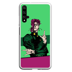 Чехол для Honor 20 с принтом Jojo Kakyoin в Новосибирске, Силикон | Область печати: задняя сторона чехла, без боковых панелей | adventure | anime | bizzare | jo jo | jojo | logo | manga | аниме | араки | ахегао | джо | джо джо | джоджо | жижа | жожа | жожо | йойо | лого | манга | мульт | мультфильм | отаку | сериал | символ | хирохико | юри | яой