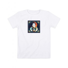 Детская футболка хлопок с принтом Musk Icon в Новосибирске, 100% хлопок | круглый вырез горловины, полуприлегающий силуэт, длина до линии бедер | elon | elon musk | sapcex | tesla | илон маск | наука