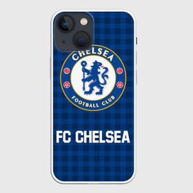 Чехол для iPhone 13 mini с принтом РЮКЗАК CHELSEA в Новосибирске,  |  | chelsea | fc | football | football club | sport | спорт | спортивные | униформа | фирменные цвета | фк | футбол | футбольный клуб | челси