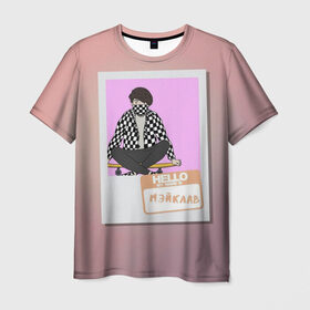 Мужская футболка 3D с принтом Френдзона Мэйклав в Новосибирске, 100% полиэфир | прямой крой, круглый вырез горловины, длина до линии бедер | бойчик | группа | музыка | мультяшка | мэйклав | песни | подростки | поп панк | френдзона