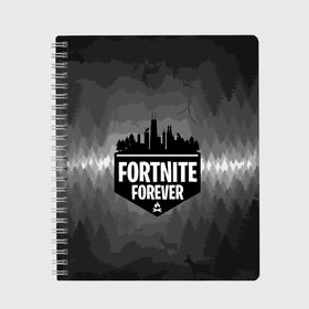 Тетрадь с принтом FORTNITE в Новосибирске, 100% бумага | 48 листов, плотность листов — 60 г/м2, плотность картонной обложки — 250 г/м2. Листы скреплены сбоку удобной пружинной спиралью. Уголки страниц и обложки скругленные. Цвет линий — светло-серый
 | battle royale | fortnite | fortnite battle royale | futuresynth | game | outrun | retrowave | synth | synthwave | игры | ретровейв | синтвейв | фортнайт