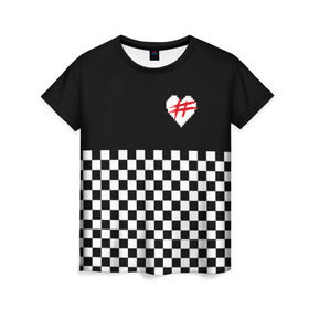 Женская футболка 3D с принтом ФРЕНДЗОНА в Новосибирске, 100% полиэфир ( синтетическое хлопкоподобное полотно) | прямой крой, круглый вырез горловины, длина до линии бедер | friend | zone | бойчик | бутылочка | бэйби | вечеринка | вписке | клетка | мэйби | панк | пижамная | поп | розовый | сердечко | сердце | ска | флирт | френдзона | хэш | школьная