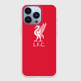 Чехол для iPhone 13 Pro с принтом FC Liverpool в Новосибирске,  |  | Тематика изображения на принте: firmino | lfc | liverpool | liverpool fc | mane | shaqiri | ливерпуль | фирмино | фк | футбол | футбольный клуб англии | шакири