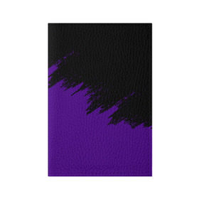 Обложка для паспорта матовая кожа с принтом КРАСКА И НИЧЕГО ЛИШНЕГО! в Новосибирске, натуральная матовая кожа | размер 19,3 х 13,7 см; прозрачные пластиковые крепления | color | dirty | purple | texture | yellow.paints | брызги | брызги красок | желтый | краски | текстура | фиолетовый