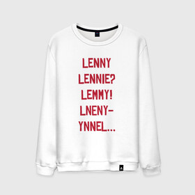 Мужской свитшот хлопок с принтом Lenny в Новосибирске, 100% хлопок |  | Тематика изображения на принте: red dead redemption 2 | в баре | ленни | миссия | напились | прикол | рдр | рдр2 | шутка