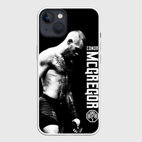 Чехол для iPhone 13 с принтом Конор МакГрегор в Новосибирске,  |  | conor mcgregor | mma | notorious | the notorious | ufc | боец | бои без правил | бокс | конор | конор макгрегор | макгрегор | микс файт | мма