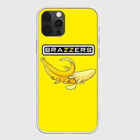 Чехол для iPhone 12 Pro Max с принтом Brazzers в Новосибирске, Силикон |  | brazzers | банан | бразерс | логотип | надпись | прикол | юмор