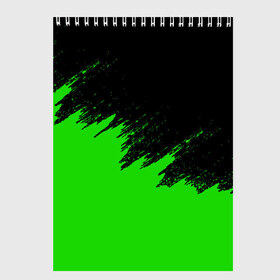 Скетчбук с принтом КРАСКА И НИЧЕГО ЛИШНЕГО! в Новосибирске, 100% бумага
 | 48 листов, плотность листов — 100 г/м2, плотность картонной обложки — 250 г/м2. Листы скреплены сверху удобной пружинной спиралью | color | dirty | green | texture | yellow.paints | брызги | брызги красок | желтый | зеленый | краски | текстура