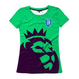 Женская футболка 3D с принтом FUT FIFA 2019 Barclays в Новосибирске, 100% полиэфир ( синтетическое хлопкоподобное полотно) | прямой крой, круглый вырез горловины, длина до линии бедер | champions league | fifa | game. easports | team | ultimate | лига | фифа | чемпионов