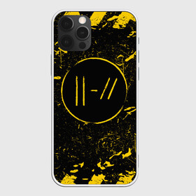 Чехол для iPhone 12 Pro с принтом TWENTY ONE PILOTS. в Новосибирске, силикон | область печати: задняя сторона чехла, без боковых панелей | 21 pilots | 21p | bandito | blurryface | carbon | chlorine | joshua | ned | top | trench | twenty one pilots | tyler | бандито | карбон | музыка | нэд | тренч