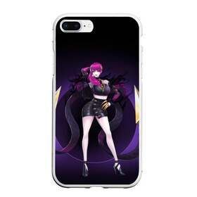 Чехол для iPhone 7Plus/8 Plus матовый с принтом Evelynn в Новосибирске, Силикон | Область печати: задняя сторона чехла, без боковых панелей | agony | evelynn | game | hug | legends | legue | legueoflegends | lol | агонии | игра | легенд | лига | лигалегенд | лол | объятия | эвелинн