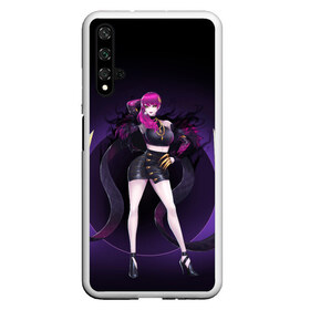 Чехол для Honor 20 с принтом Evelynn в Новосибирске, Силикон | Область печати: задняя сторона чехла, без боковых панелей | Тематика изображения на принте: agony | evelynn | game | hug | legends | legue | legueoflegends | lol | агонии | игра | легенд | лига | лигалегенд | лол | объятия | эвелинн