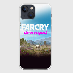 Чехол для iPhone 13 mini с принтом FAR CRY NEW DAWN в Новосибирске,  |  | action | far cry | far cry new dawn | game | gamer | montana | player | shooter | usa | врата эдема | знак | игра | культ | секта | символ | символика | шутер | эдем