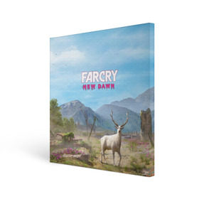 Холст квадратный с принтом Far Cry New Dawn в Новосибирске, 100% ПВХ |  | action adventure | county | cry | dawn | far | farcry | highwaymen | hope | lo | mickey | montana | new | newdawn | sisters | twin | близнецы | боевик | лу | микки | приключение | хайвеймен