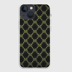 Чехол для iPhone 13 mini с принтом Victorian   36577512ik в Новосибирске,  |  | 36577512ik | black | gothic | gray | green | lace | pattern | style | texture | victorian | wallpaper | викторианский | готика | зеленый | кружево | обои | серый | стиль | текстура | черный