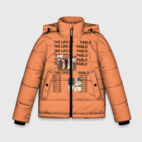 Зимняя куртка для мальчиков 3D с принтом Kanye West PABLO в Новосибирске, ткань верха — 100% полиэстер; подклад — 100% полиэстер, утеплитель — 100% полиэстер | длина ниже бедра, удлиненная спинка, воротник стойка и отстегивающийся капюшон. Есть боковые карманы с листочкой на кнопках, утяжки по низу изделия и внутренний карман на молнии. 

Предусмотрены светоотражающий принт на спинке, радужный светоотражающий элемент на пуллере молнии и на резинке для утяжки | kanye | kanye west | yandhi | кани | кани вест | кани вэст | янди