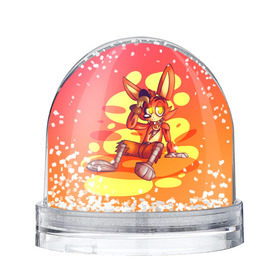 Снежный шар с принтом FNAF Foxy в Новосибирске, Пластик | Изображение внутри шара печатается на глянцевой фотобумаге с двух сторон | five | five nights at freddys | fnaf | fox | foxy | freddy | nights | лис | ночь | пират | пять ночей с фредди | фнаф | фредди