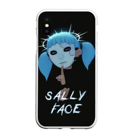 Чехол для iPhone XS Max матовый с принтом Sally Face (6) в Новосибирске, Силикон | Область печати: задняя сторона чехла, без боковых панелей | face | fisher | larry johnson | mask | sally | sally face | sally fisher | демоны | духи | маска | призраки | салли | салли фейс | салли фишер | фейс