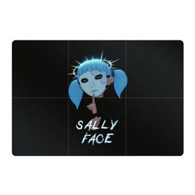 Магнитный плакат 3Х2 с принтом Sally Face (6) в Новосибирске, Полимерный материал с магнитным слоем | 6 деталей размером 9*9 см | face | fisher | larry johnson | mask | sally | sally face | sally fisher | демоны | духи | маска | призраки | салли | салли фейс | салли фишер | фейс