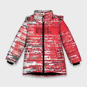 Зимняя куртка для девочек 3D с принтом Roger Waters Is this the life we really want? в Новосибирске, ткань верха — 100% полиэстер; подклад — 100% полиэстер, утеплитель — 100% полиэстер. | длина ниже бедра, удлиненная спинка, воротник стойка и отстегивающийся капюшон. Есть боковые карманы с листочкой на кнопках, утяжки по низу изделия и внутренний карман на молнии. 

Предусмотрены светоотражающий принт на спинке, радужный светоотражающий элемент на пуллере молнии и на резинке для утяжки. | Тематика изображения на принте: roger waters | джордж уотерс | композитор | певец | поэт