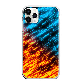 Чехол для iPhone 11 Pro Max матовый с принтом БИТВА СТИХИЙ в Новосибирске, Силикон |  | blue | bright | fire | heat | ice | light | orange | wildfire | битва огней | битва стихий | искры | огненный | огонь | оранжевый | пламя | пожар