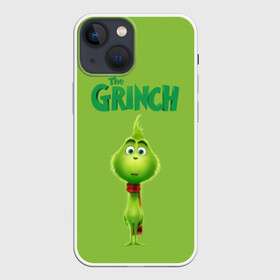 Чехол для iPhone 13 mini с принтом The Grinch в Новосибирске,  |  | Тематика изображения на принте: grinch | гринч | новый год | рождество