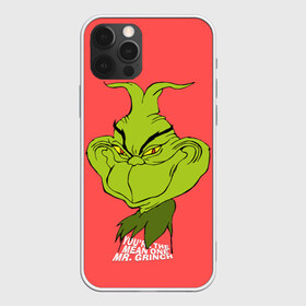 Чехол для iPhone 12 Pro Max с принтом Mr Grinch в Новосибирске, Силикон |  | Тематика изображения на принте: grinch | гринч | новый год | рождество