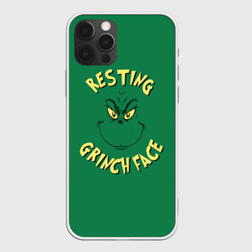 Чехол для iPhone 12 Pro Max с принтом Resting Grinch Face в Новосибирске, Силикон |  | Тематика изображения на принте: grinch | гринч | новый год | рождество